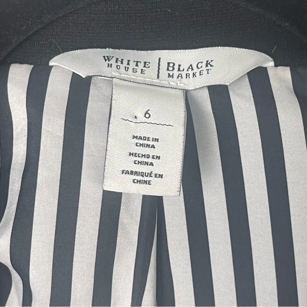 White House Black Market Black Women's Blazer - Picture 3 of 5